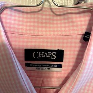 Pink Chaps Men’s Button Down Dress Shirt